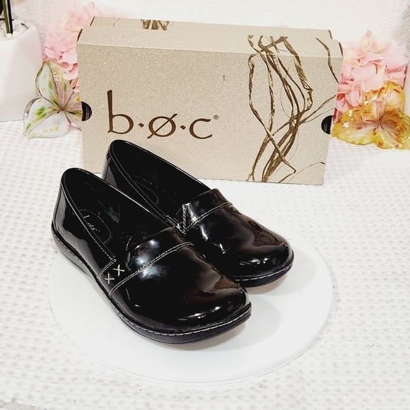 BOC Born Concept Shoes Howell Slip On Chunky Loafer Black PU Leather Sz 9.5 - Picture 6 of 9